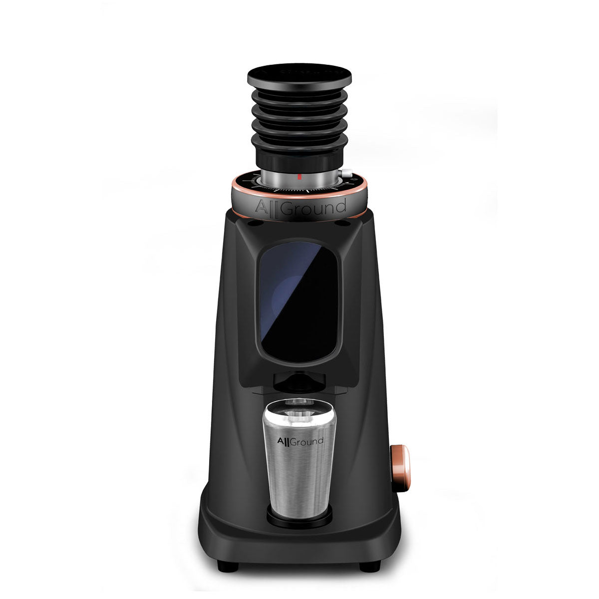 Fiorenzato AllGround ProBrew Filter Coffee Grinder - Black w/ Rose Gold