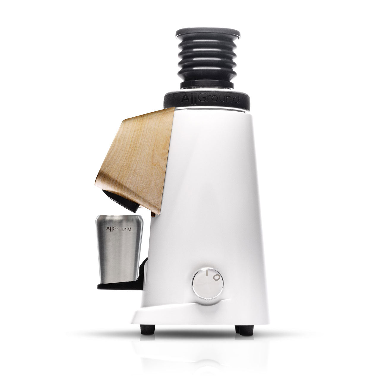 Fiorenzato AllGround ProBrew Filter Coffee Grinder - White w/ Wood