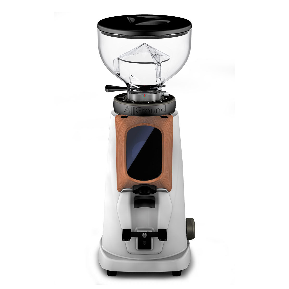 Fiorenzato AllGround Sense All Purpose Home Coffee Grinder - White w/ Wood